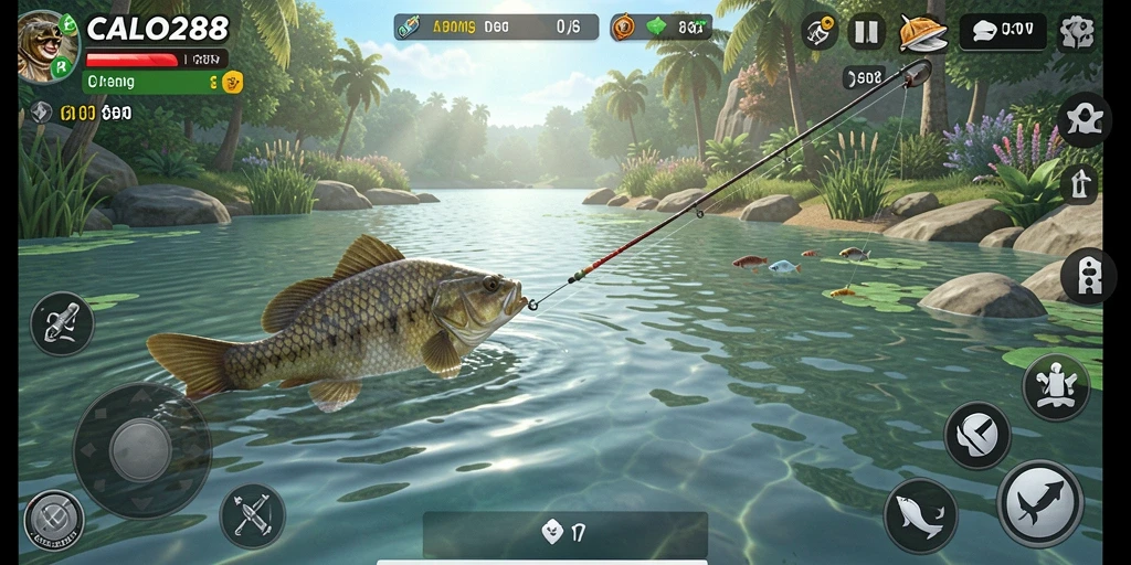 Tampilan antarmuka utama CALO288 dengan fitur memancing yang menarik.